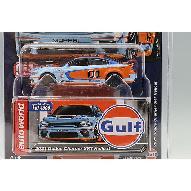 Mijo特注】 オートワールド 1/64 2021 ダッジ チャージャー SRT