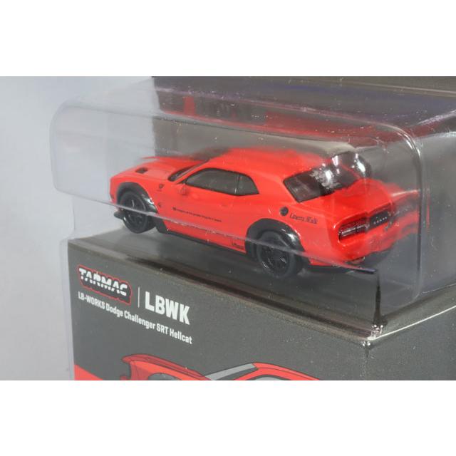 【mijo特注】 Tarmac 1/64 LB-WORKS ダッジ チャレンジャー SRT ヘルキャット レッド｜kidbox｜03