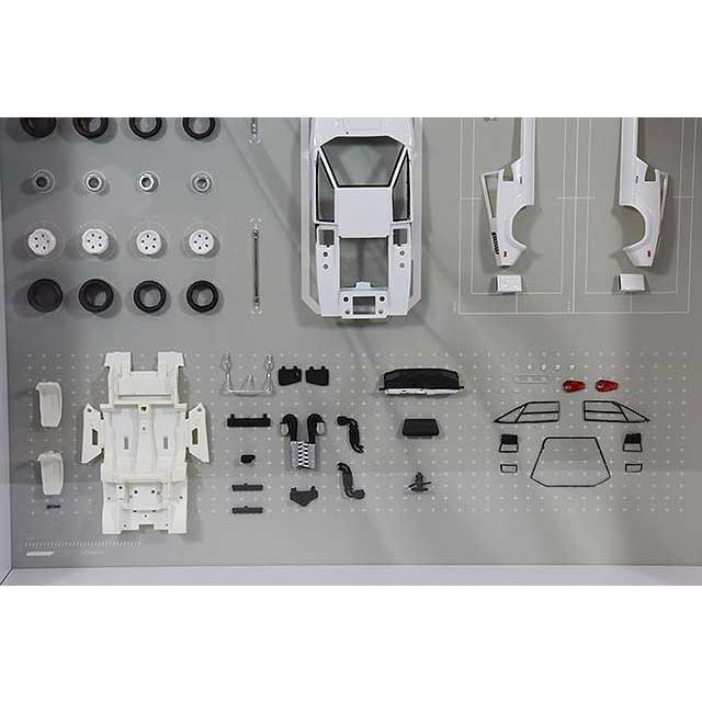 ,Finclassically 1/64 ランボルギーニ カウンタック LP5000 S ホワイト パーツディスプレイフレーム : キッド ...