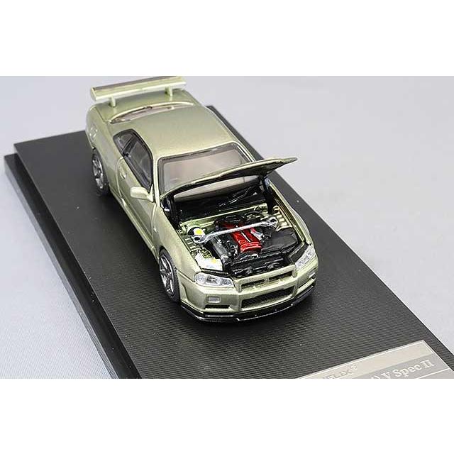 MOTORHELIX 1/64 日産 スカイライン GT-R (R34) V Spec II ミレニアム