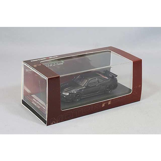 MOTORHELIX 1/64 日産 スカイライン GT-R R34 Z-TUNE ブラックパール