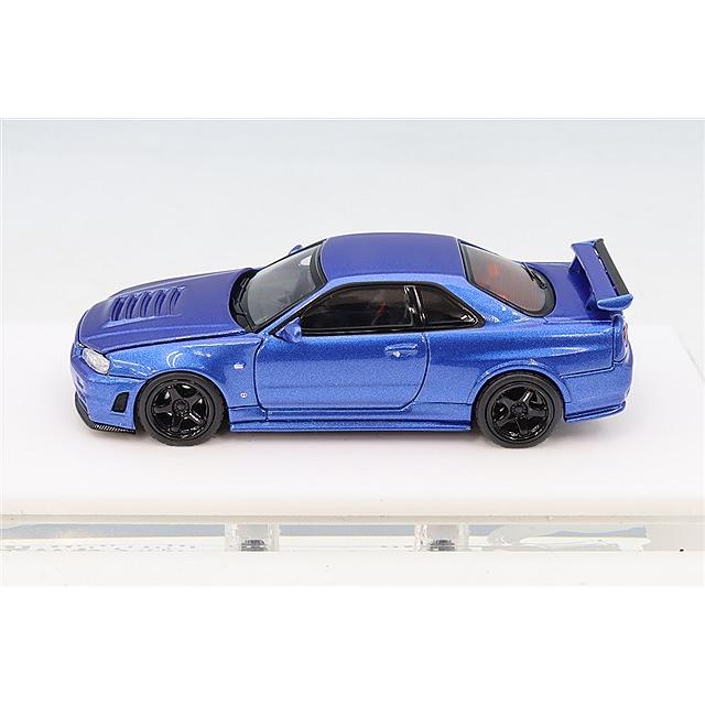 MOTORHELIX 1/64 ニスモ R34 GT-R Z-tune ベイサイドブルー : キッド