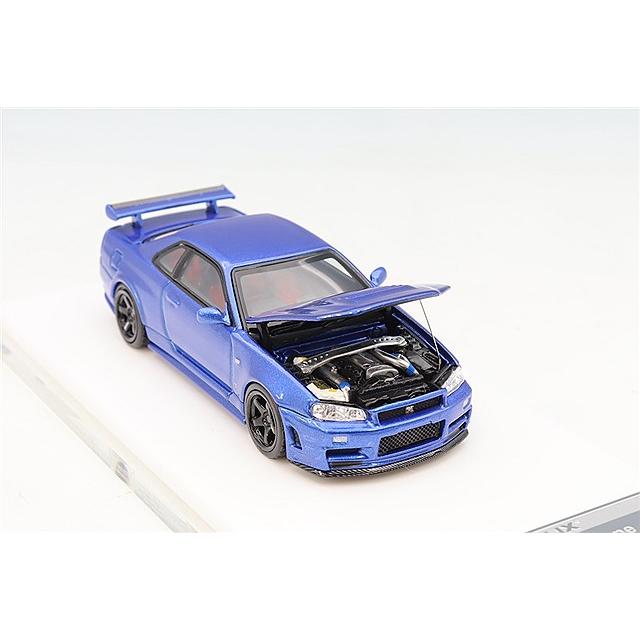 MOTORHELIX 1/64 ニスモ R34 GT-R Z-tune ベイサイドブルー : キッド