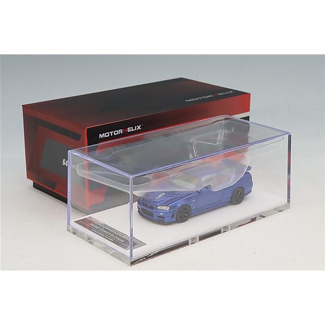 MOTORHELIX 1/64 ニスモ R34 GT-R Z-tune ベイサイドブルー : キッド