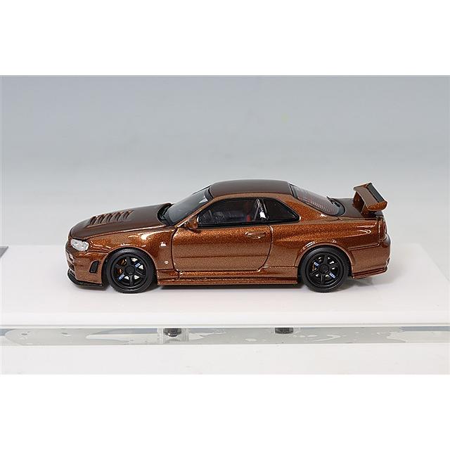 海外並行品 MOTORHELIX 1/64 日産 スカイライン GT-R (R34) メタリック