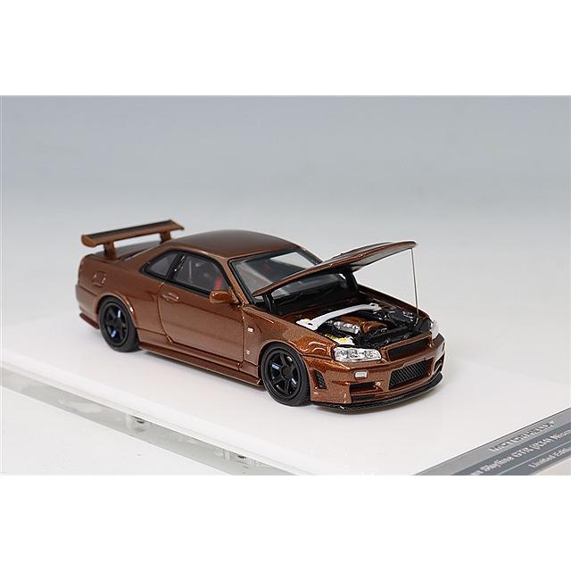 海外並行品 MOTORHELIX 1/64 日産 スカイライン GT-R (R34) メタリック
