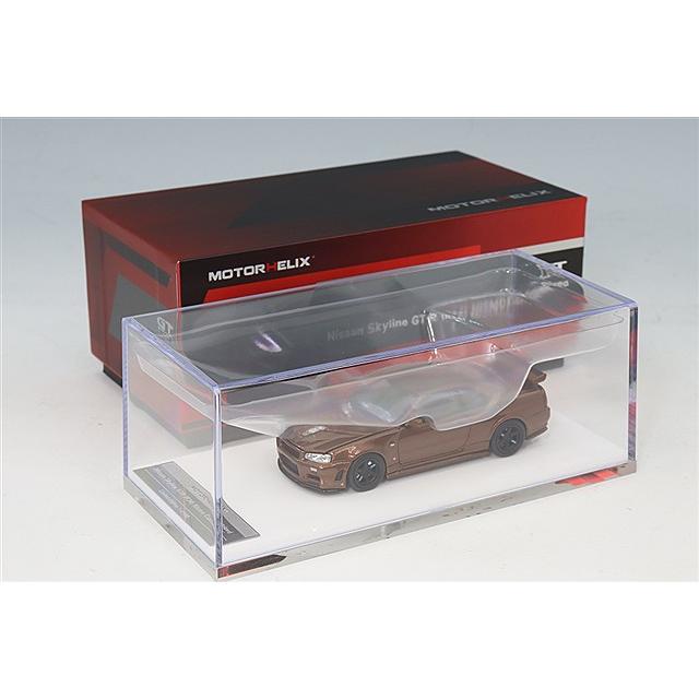 海外並行品 MOTORHELIX 1/64 日産 スカイライン GT-R (R34) メタリック