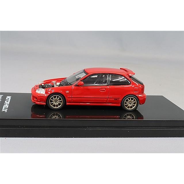 MOTORHELIX 1/64 ホンダ シビック タイプR (EK9) 無限 ミラノレッド