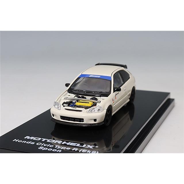 MOTORHELIX 1/64 ホンダ シビック タイプR (EK9) Spoon チャンピオン