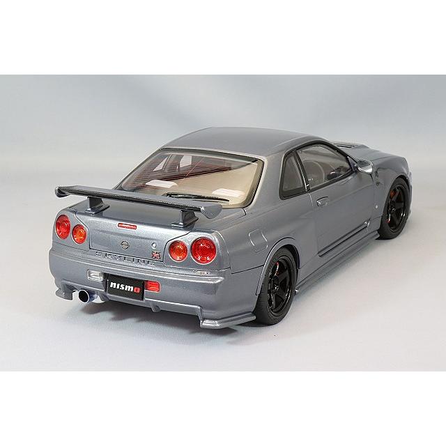 MOTORHELIX 1/18 日産 スカイライン GT-R R34 ニスモ CRS VER. ガンメタリック ディスプレイエンジン付｜kidbox｜03