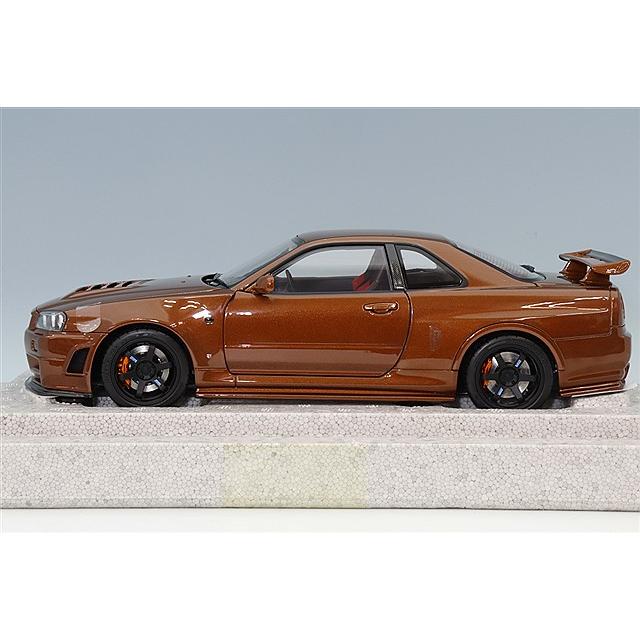 日産 スカイライン GT-R R34 ミニカー 1/18 MOTORHELIX 1/18 日産 スカイライン GT-R (R34) カスタマイズVer
