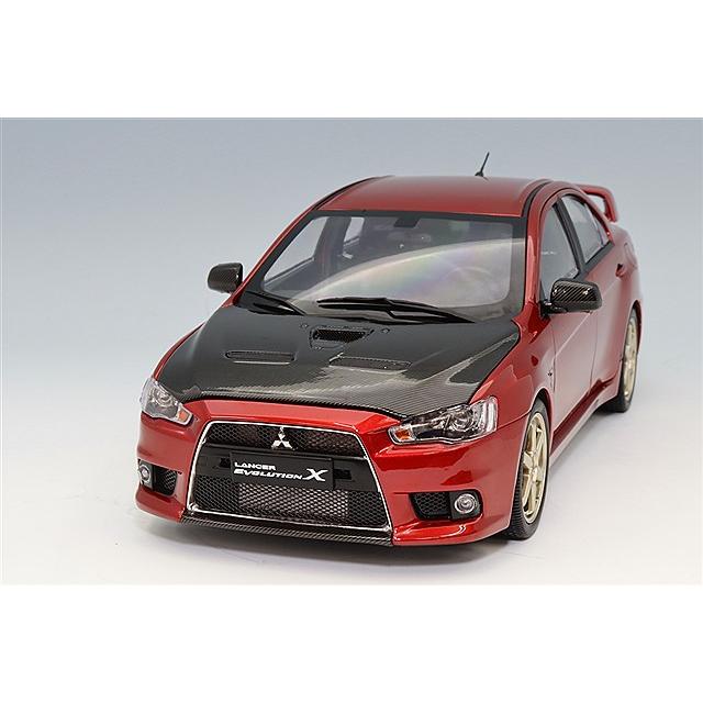 VIAT MODEL 1/18 三菱 ランサー エボリューションX レッド/カーボン