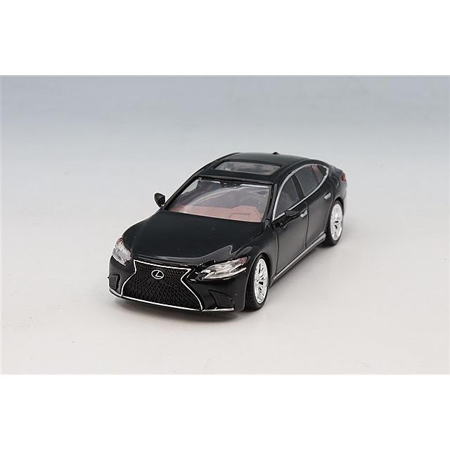 GCD x エンチェリー 1/64 レクサス LS500 ブラック (左ハンドル
