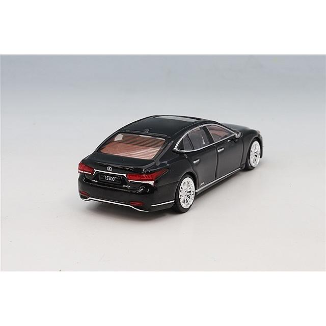 GCD x エンチェリー 1/64 レクサス LS500 ブラック (左ハンドル