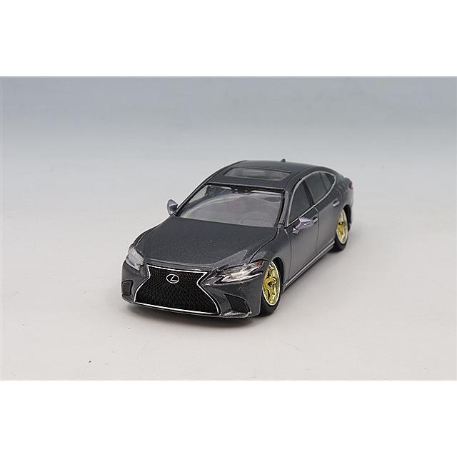 GCD x エンチェリー 1/64 レクサス LS500 ローライダー グレー (左