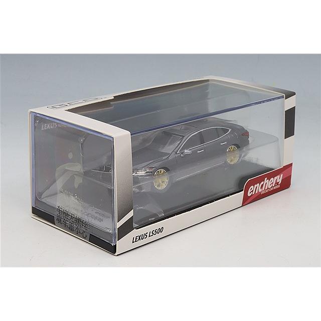 GCD x エンチェリー 1/64 レクサス LS500 ローライダー グレー (左