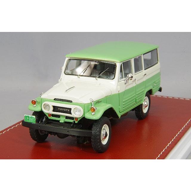 ミニカー/完成品 GIM 1/43 トヨタ FJ45LV LC 1966 グリーン/ホワイト