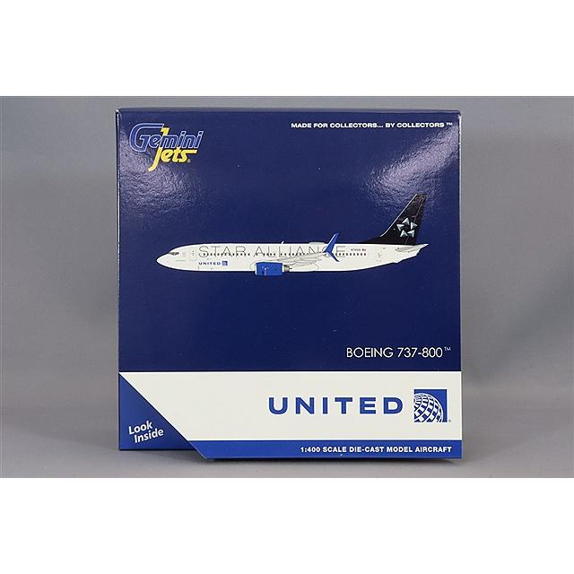 ジェミニジェッツ 1/400 ボーイング 737-800 ユナイテッド航空 N76516