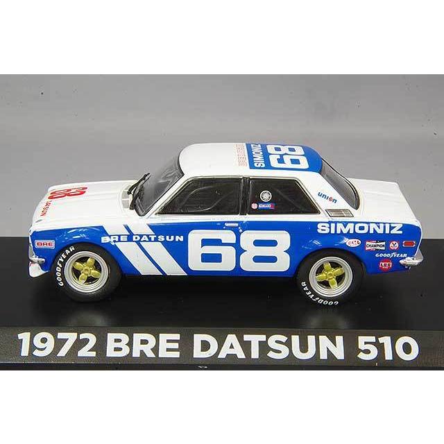 ミニカー/完成品 グリーンライト 1/43 1972 ダットサン 510 "Brock Racing Enterprises" ゲストカー #68 P.グレッグ｜kidbox｜02