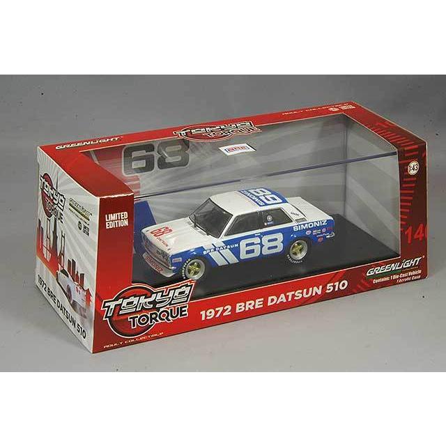 ミニカー/完成品 グリーンライト 1/43 1972 ダットサン 510 "Brock Racing Enterprises" ゲストカー #68 P.グレッグ｜kidbox｜04