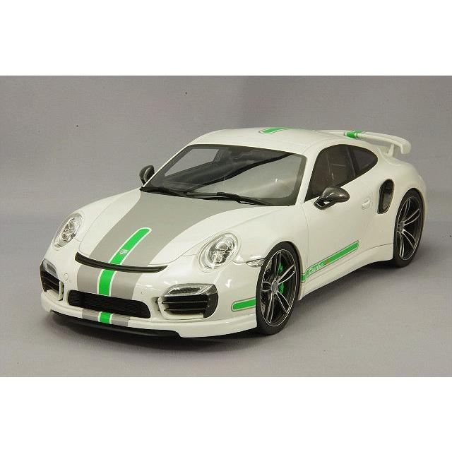 ミニカー/完成品 GTスピリット 1/18 ポルシェ 991 ターボ テックアート ホワイト