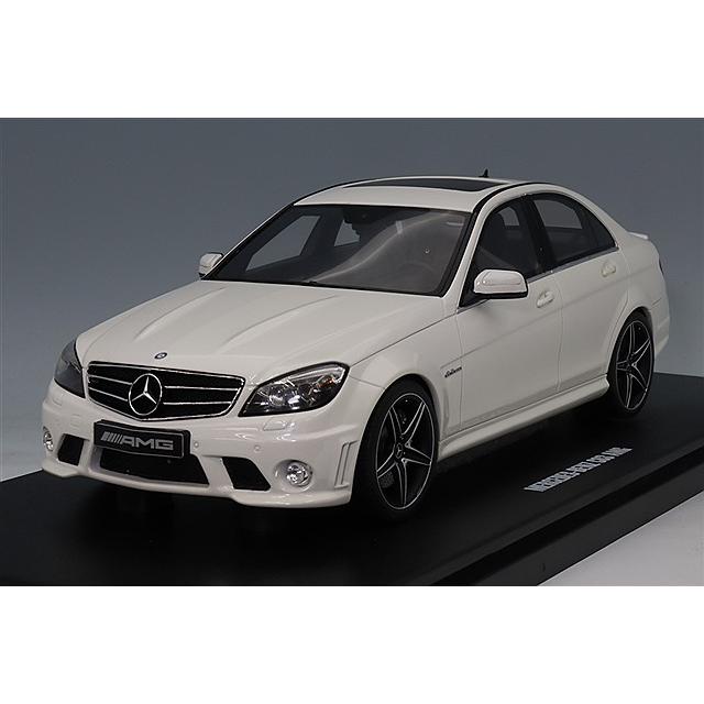 GTスピリット 1/18 メルセデスベンツ C63 AMG 2007 ホワイト : キッド