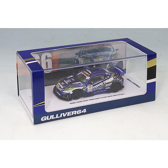 GULLIVER64 1/64 GR86 Team Toyo Tires Drift 2025 D1GP #66 藤野秀之
