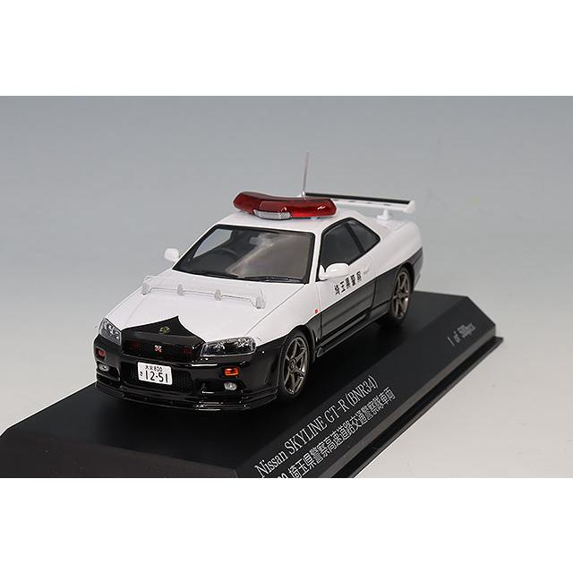 RAI'S 1/43 日産 スカイライン GT-R (BNR34) 2020 埼玉県警察高速道路