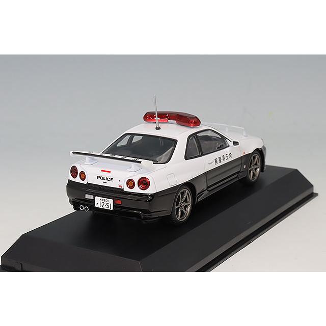 RAI'S 1/43 日産 スカイライン GT-R (BNR34) 2020 埼玉県警察高速道路