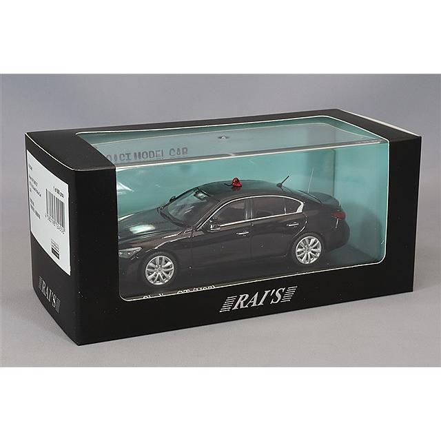 レイズ1/43 ミニカー。警察本部警備部要人警護車両。日産スカイライン。 RAI'S 1/43 日産 スカイライン GT (V37) 2024 警察本部警備部要