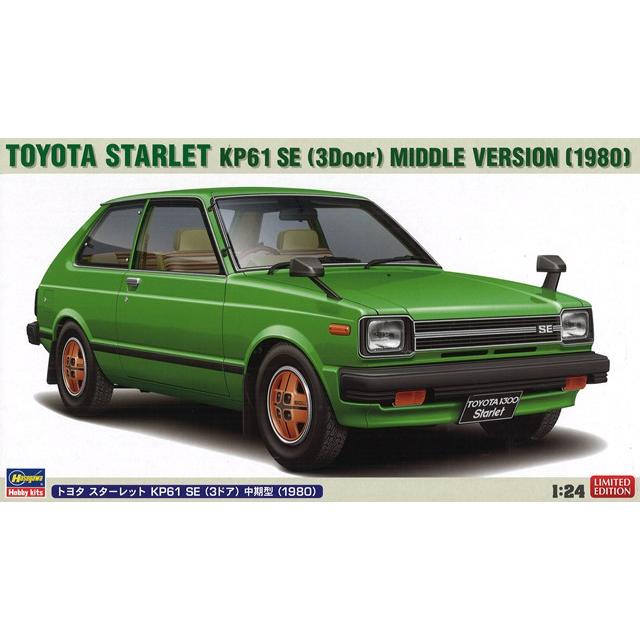 ハセガワ プラモデル 1/24 トヨタ スターレット KP61 SE 3ドア 中期型
