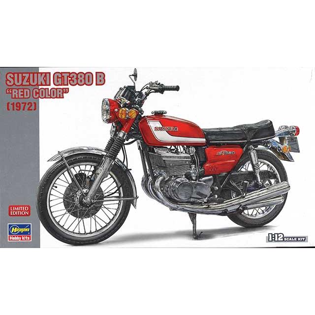 ハセガワ プラモデル 1/12 スズキ GT380 B レッドカラー : キッド