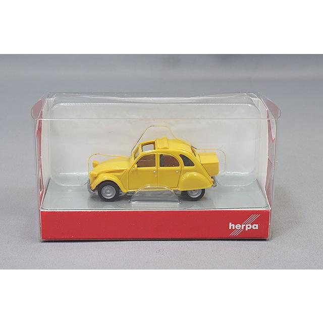 ヘルパ 1/87 シトロエン2CVスケルトンモデル ヘルパ 1/87 シトロエン 2CV mit Queue イエロー : キッド