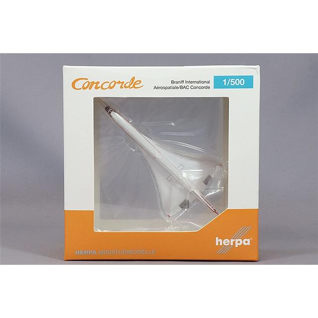 ヘルパ 1/500 コンコルド ブラニフ航空 N81AC : キッドボックス Yahoo