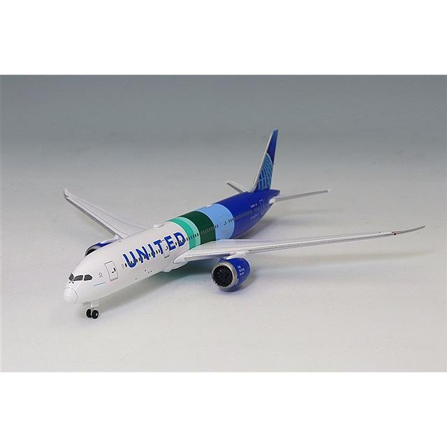 ユナイテッド航空BOEING787-8 モデルプレーン 1/200 箱無し 10611GR Hogan UNITED / ユナイテッド航空 B787-8 WIFI N28912 1:200
