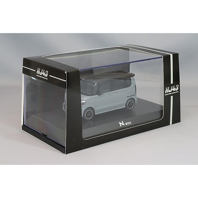 ホビージャパン 1/43 ホンダ N-BOX カスタム スレートグレーパール