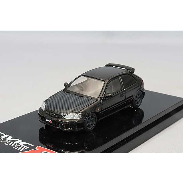 【カスタム品】HONDA CIVIC TYPE-R EK9 1/64 ミニカー Amazon | HJ64 1/64 ホンダシビック TYPE R (EK9) 1997 カスタム