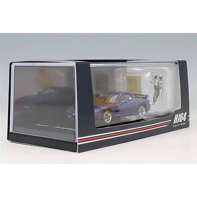 1/64 マッスルマシーン ④ RX-7 セット売り ホビージャパン 1/64 マツダ RX-7 (FD3S) タイプR バサースト エンジン