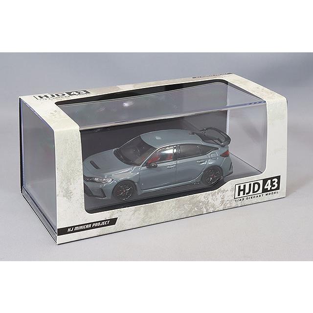 ホビージャパン 1/43 ホンダシビックtypeR(グレー) ホビージャパン 1/43 ホンダ シビック FL1 LX ソニックグレー