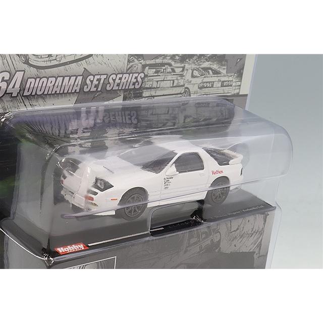 ホビージャパン 1/64 マツダ RX-7 (FC3S) RedSuns 頭文字D 高橋涼介 VS