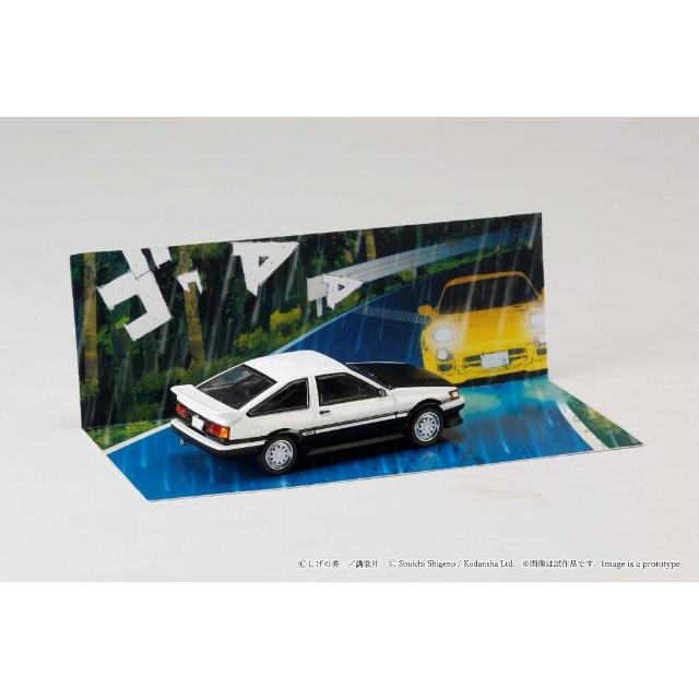 ホビージャパン 1/64 トヨタ カローラ レビン (AE86) 頭文字D 秋山渉
