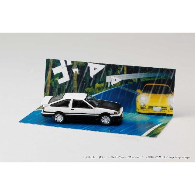 ホビージャパン 1/64 トヨタ カローラ レビン (AE86) 頭文字D 秋山渉