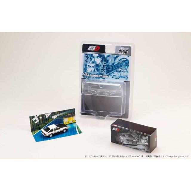 ホビージャパン 1/64 トヨタ カローラ レビン (AE86) 頭文字D 秋山渉