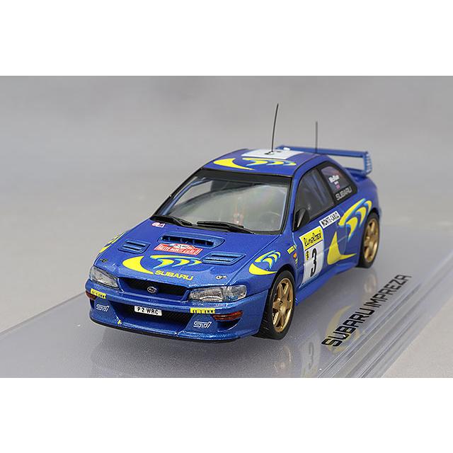 1/43 ホビージャパン64/1　インプレッサ4台セット スバル 1997【HJR431001B モンテカルロ インプレッサ ミニカー