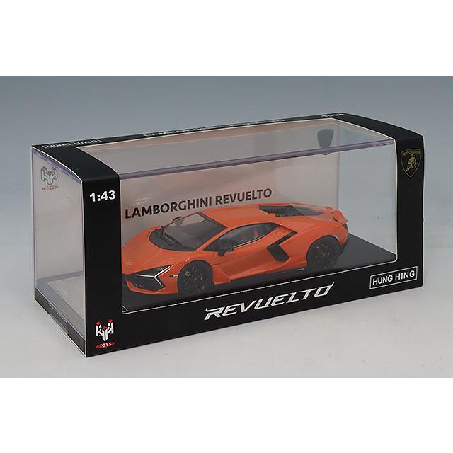HUNG HING TOYS 1/43 ランボルギーニ レヴエルト オレンジ : キッド