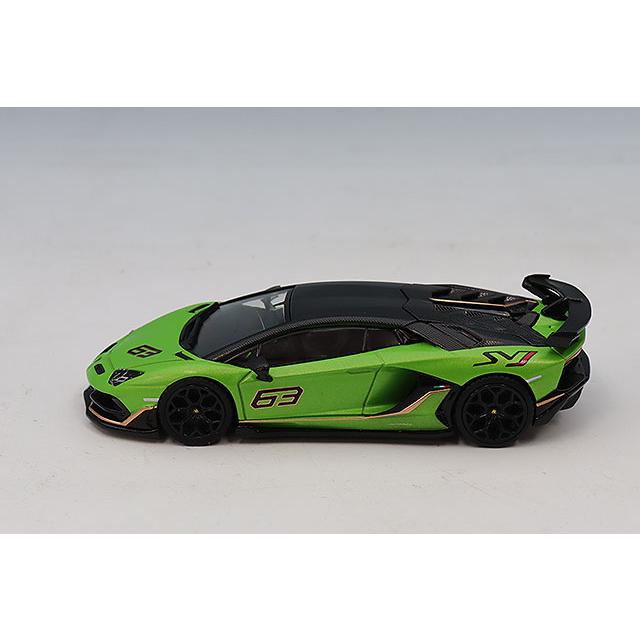 1/64ランボールギーニアヴェンタドール ＆フィギュアのジオラマ HUNG HING TOYS 1/64 ランボルギーニ アヴェンタドール SVJ グリーン