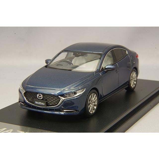 ミニカー/完成品 ハイストーリー 1/43 マツダ マツダ3 セダン 2019 ディープクリスタルブルーマイカ ダイキャスト製
