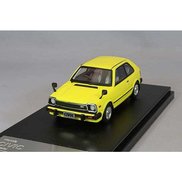 402-643 Hi-Story 1/43 ホンダ シビック CX 1979 ハイストーリー 1/43 ホンダ シビック CX (1979) イエロー : キッド