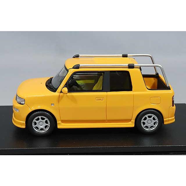 日本未入荷 ミニカー/完成品 ハイストーリー 1/43 トヨタ bB オープンデッキ 2001 イエロー