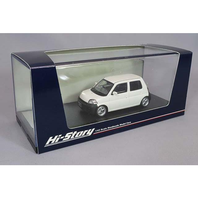 激安通販販売 ☆ ハイストーリー 1/43 ダイハツ エッセ ECO ローダウンカスタム (2006) ホワイト